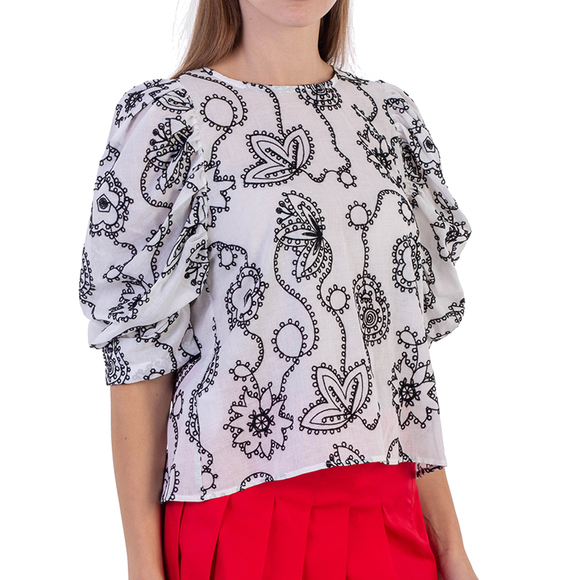 Elmas Phil Blouse Women size M Black - Picture 3 of 5